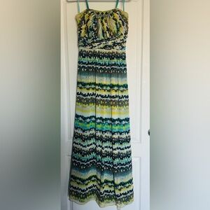 Beautiful and Unique Strapless Long Dress